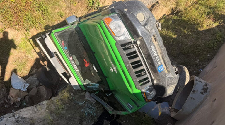 इलाममा जिप दुर्घटना हुँदा चालकको मृत्यु